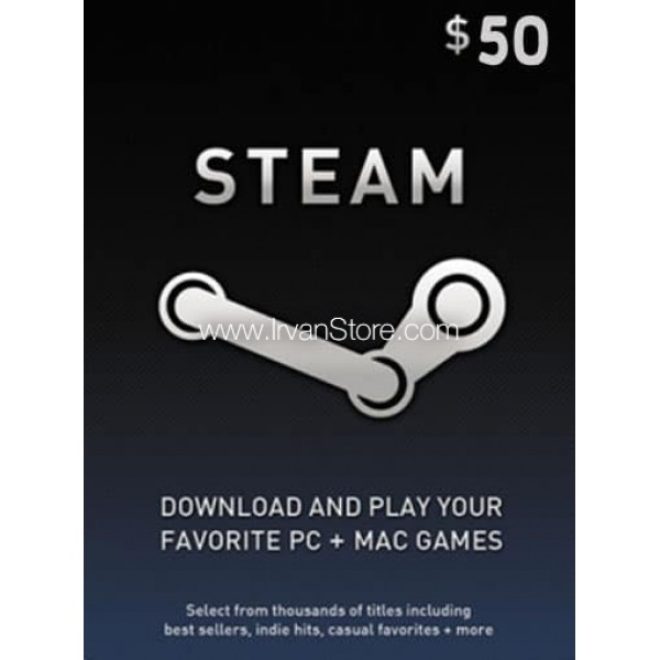 Voucher Steam Wallet Code 50 USD (US)